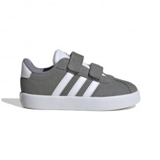 ADIDAS VL COURT ID9159 ΠΑΙΔΙΚΟ SNEAKERS ΠΑΠΟΥΤΣΙ UNISEX  ΓΚΡΙ